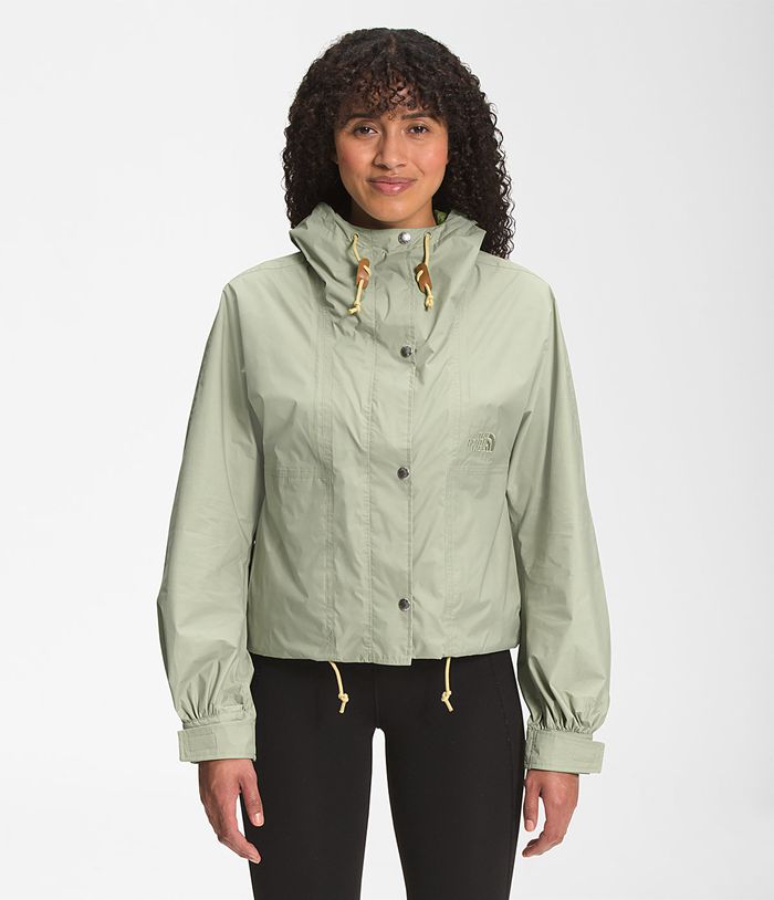 Casaca Impermeable The North Face Mujer 78 Top Verde - Peru 19735DRGI